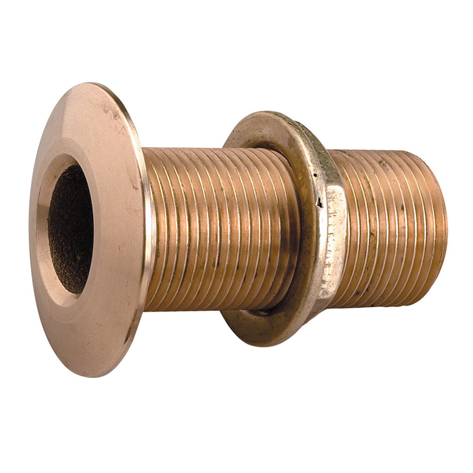 Perko 3/4" Thru-Hull Fitting w/Pipe Thread Bronze MADE IN THE USA [0322DP5PLB]