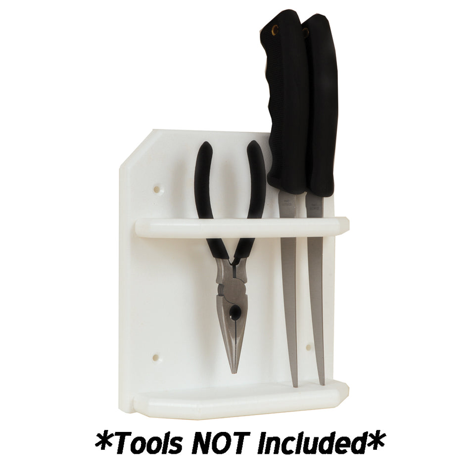 TACO Poly Knife & Plier Holder - White [P01-1000W]