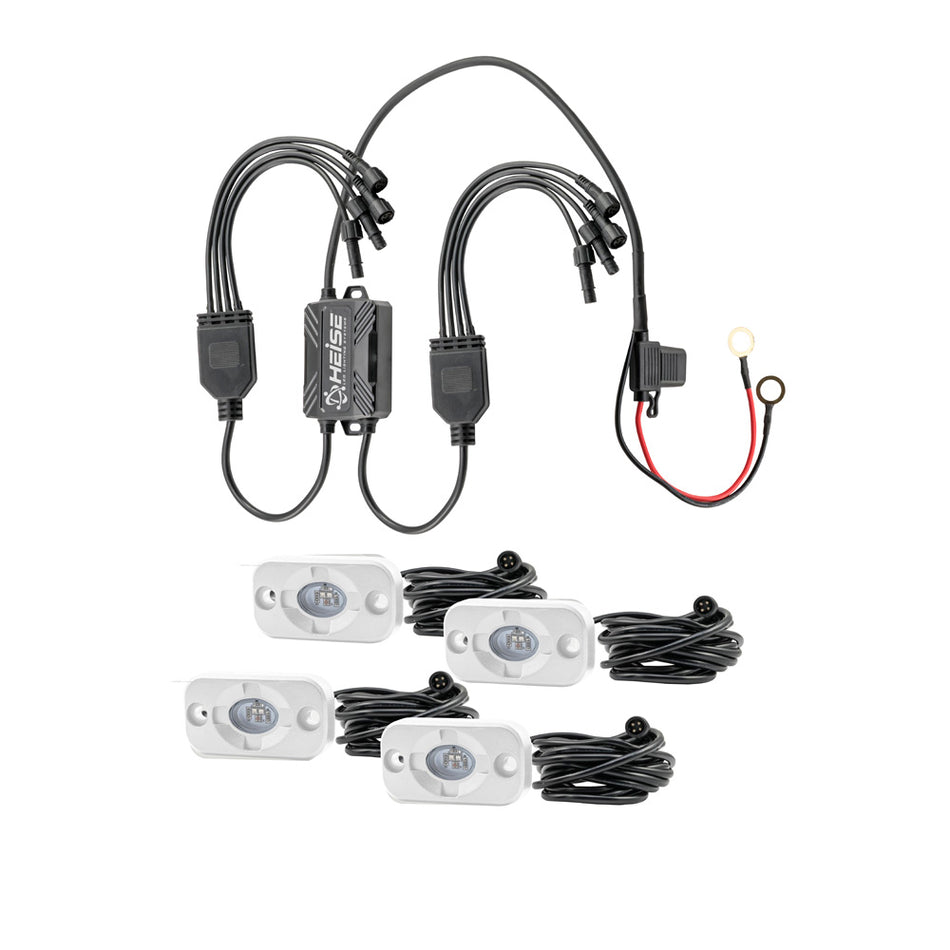 HEISE RBG Accent Light Kit - 4 Pack [HE-4MLRGBK]