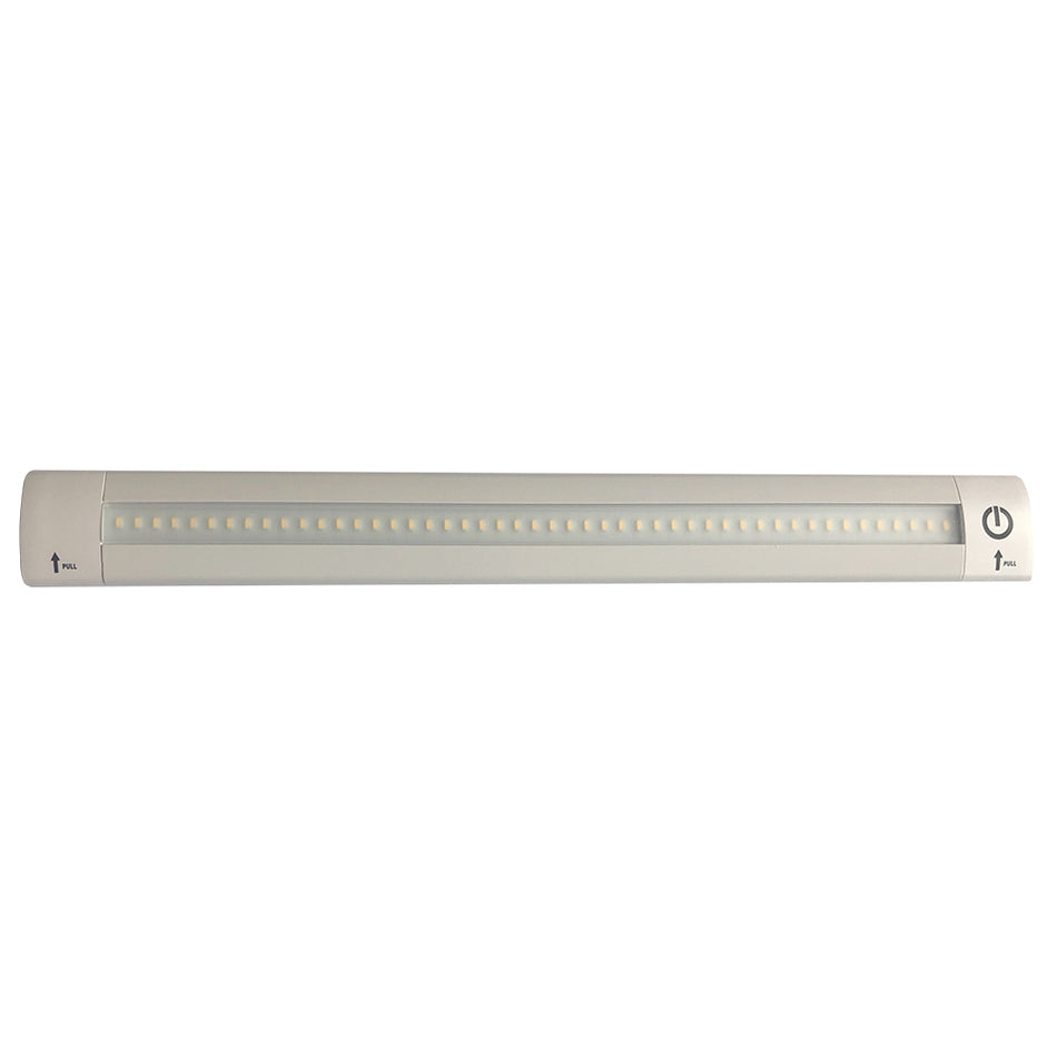 Lunasea LED Light Bar - Built-In Dimmer, Adjustable Linear Angle, 12" Length, 24VDC - Warm White [LLB-32KW-11-00]