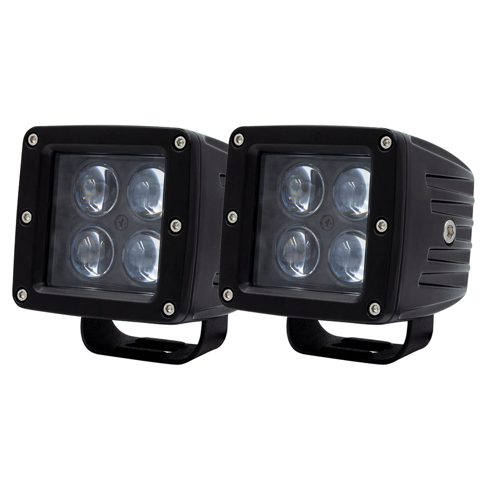 HEISE 3" 4 LED Cube Light - 2-Pack [HE-ICL2PK]