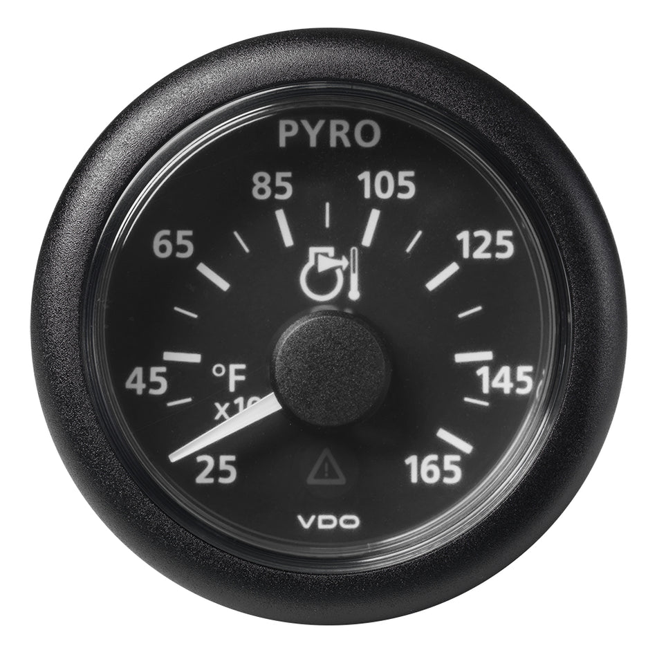 Veratron 52 MM (2-1/16") ViewLine Pyrometer - 250 to 1650F - Black Dial  Bezel [A2C59512334]