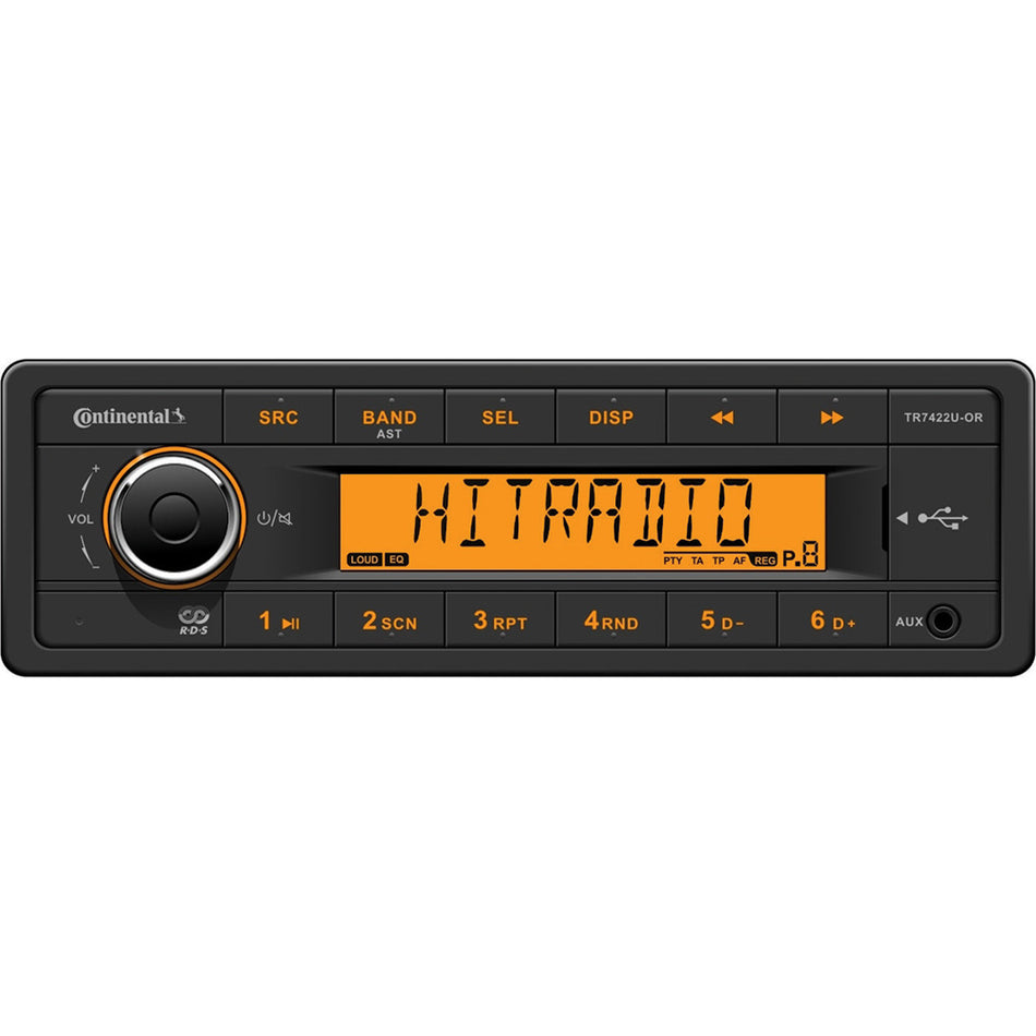 Continental Stereo w/AM/FM/USB - 24V [TRD7422U-OR]